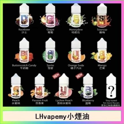 【LH小煙油】LH VAPEMY 馬來西亞原裝菸油|30ml 35mg（12種口味推薦）